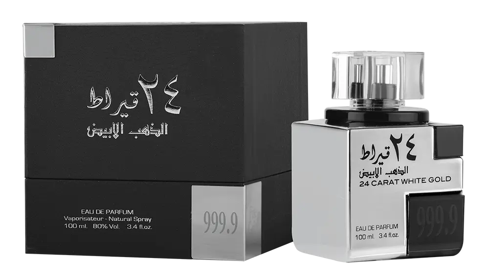 24 Carat White Gold 100ml Lattafa Collection
