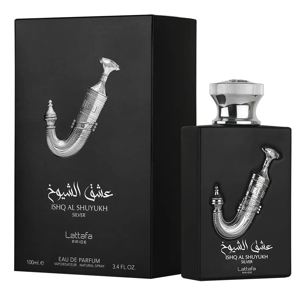 Ishq Al Shuyukh Silver 100ml Lattafa PRIDE